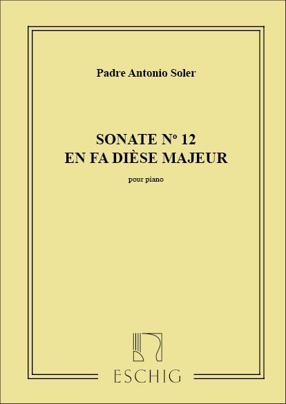 Sonate N 12 Fa# M Piano
